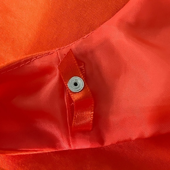 Pendleton Tangerine White Floral Sleeveless A Line Dress Size 10 - Picture 7 of 12